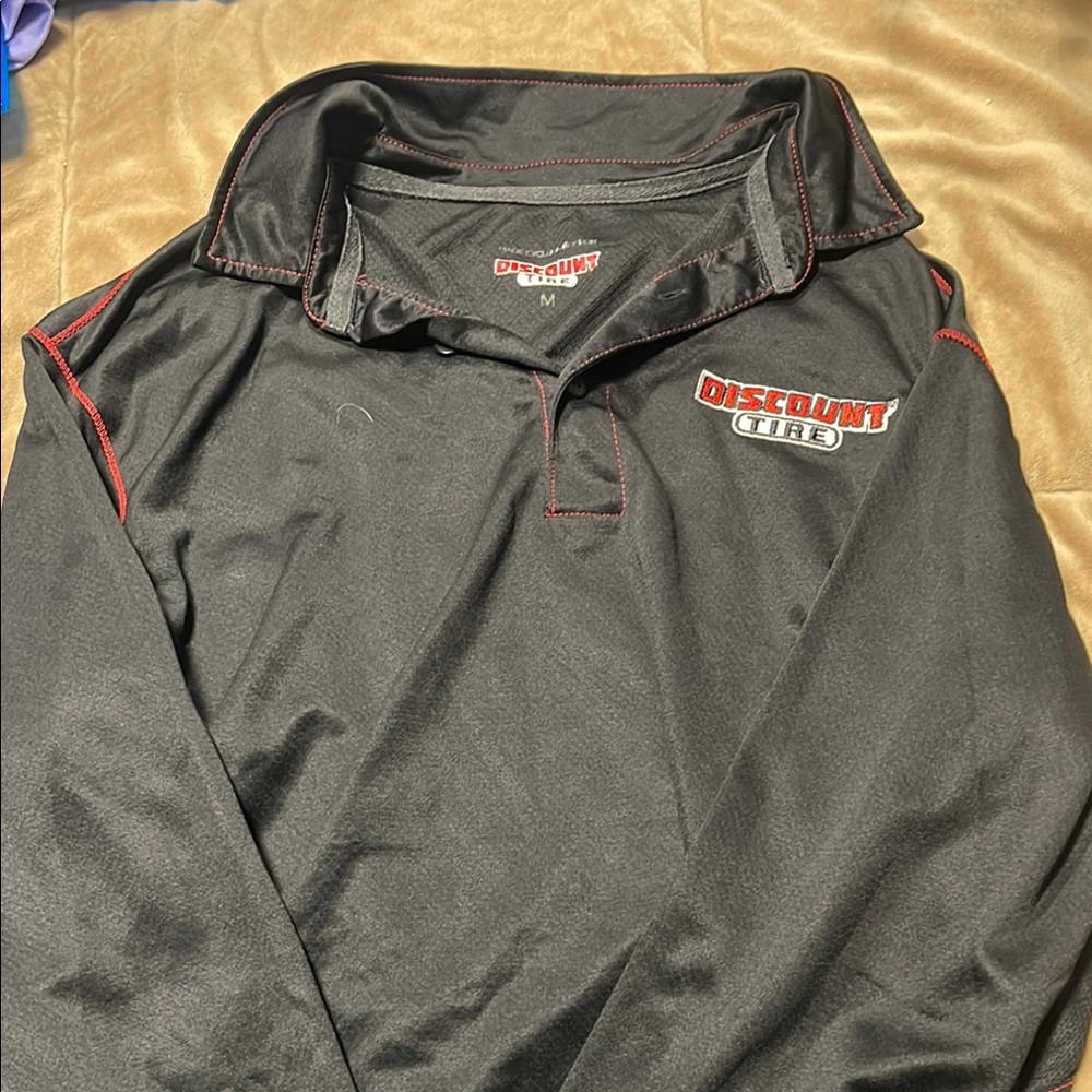 Discount Tire Black Polo Shirt